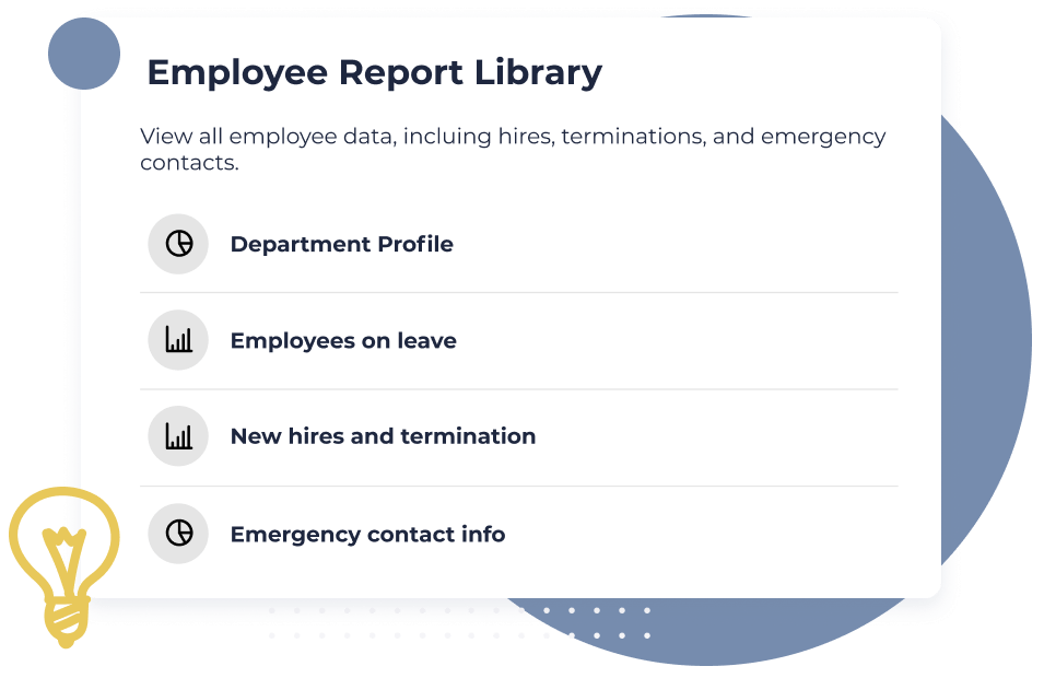 Insightful payroll reporting out of the box