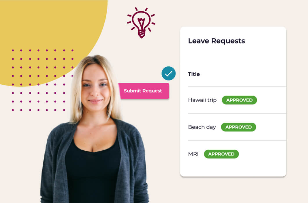 Time off requests and tracking – spend less time on time off