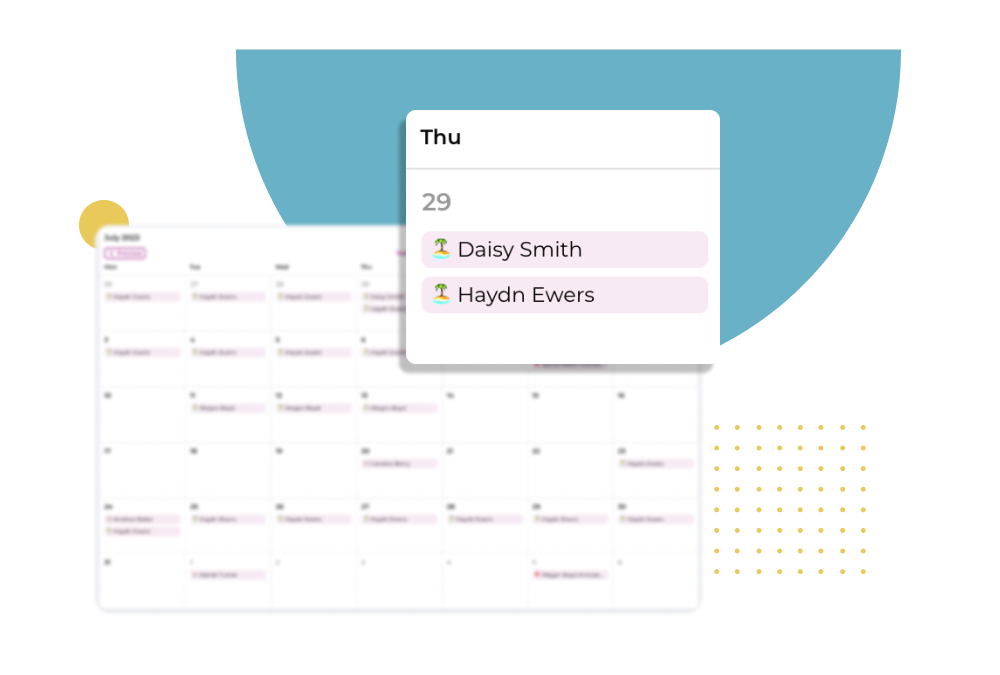 leave calendar