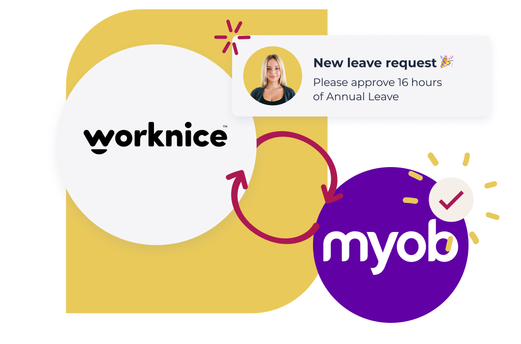 Myob and Worknice HR software 2 way integration
